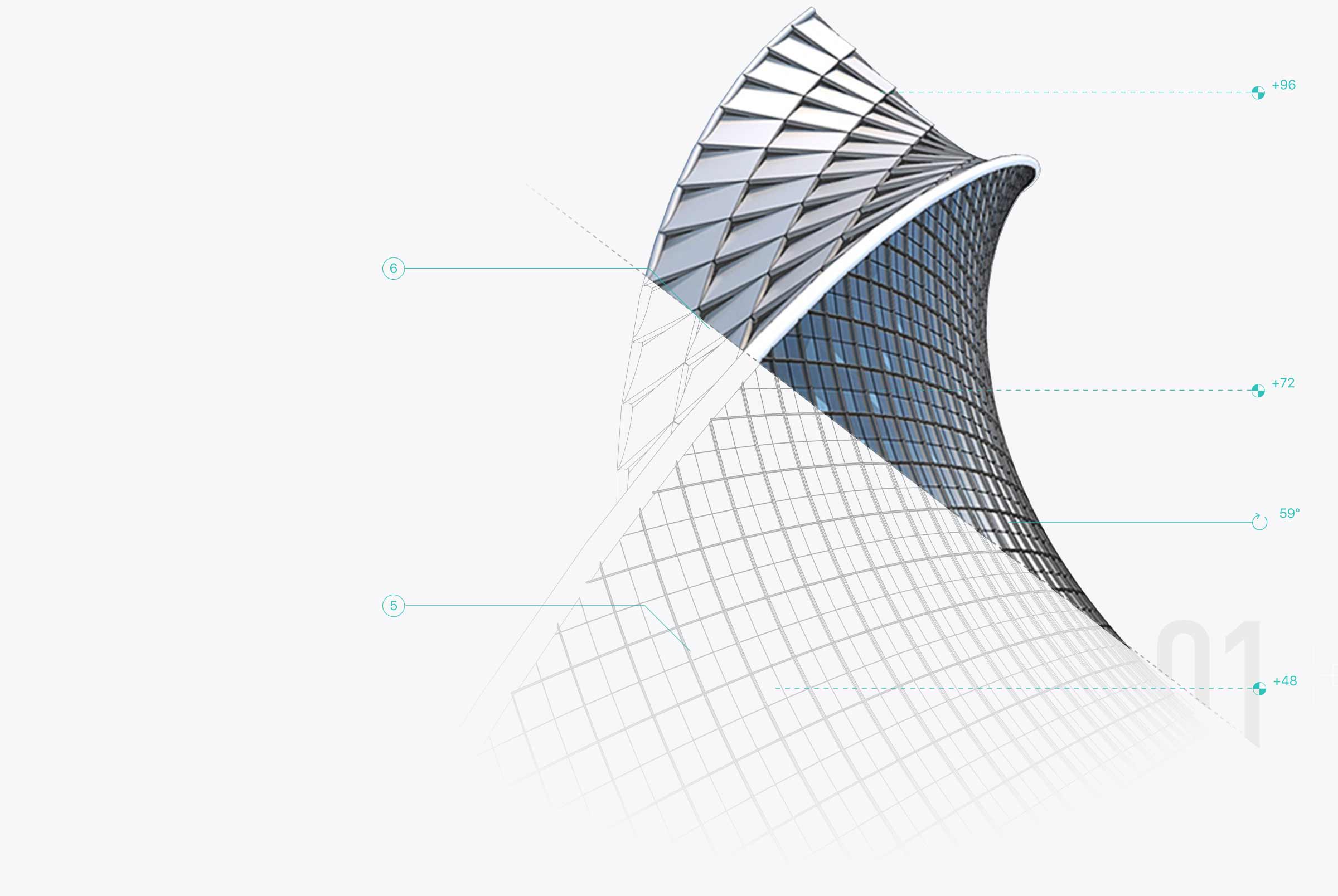 Building design with drawings and 3D rendering Building design with drawings and 3D rendering